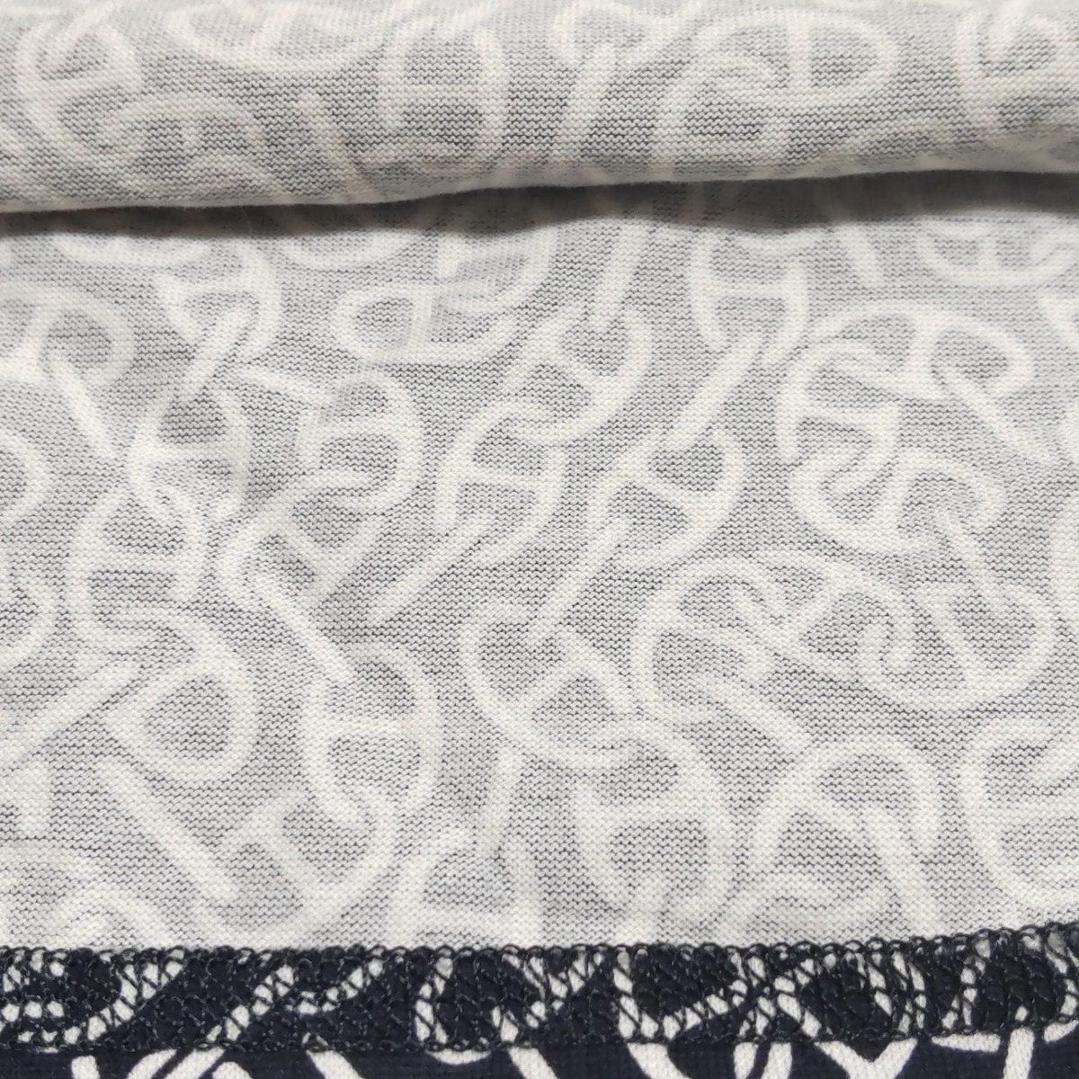  HERMES エルメス 半袖Tシャツ サイズ38 M レディース - ダークネイビー×白 シェーヌダンクル 半袖(Tシャツ) Tシャツ カットソー