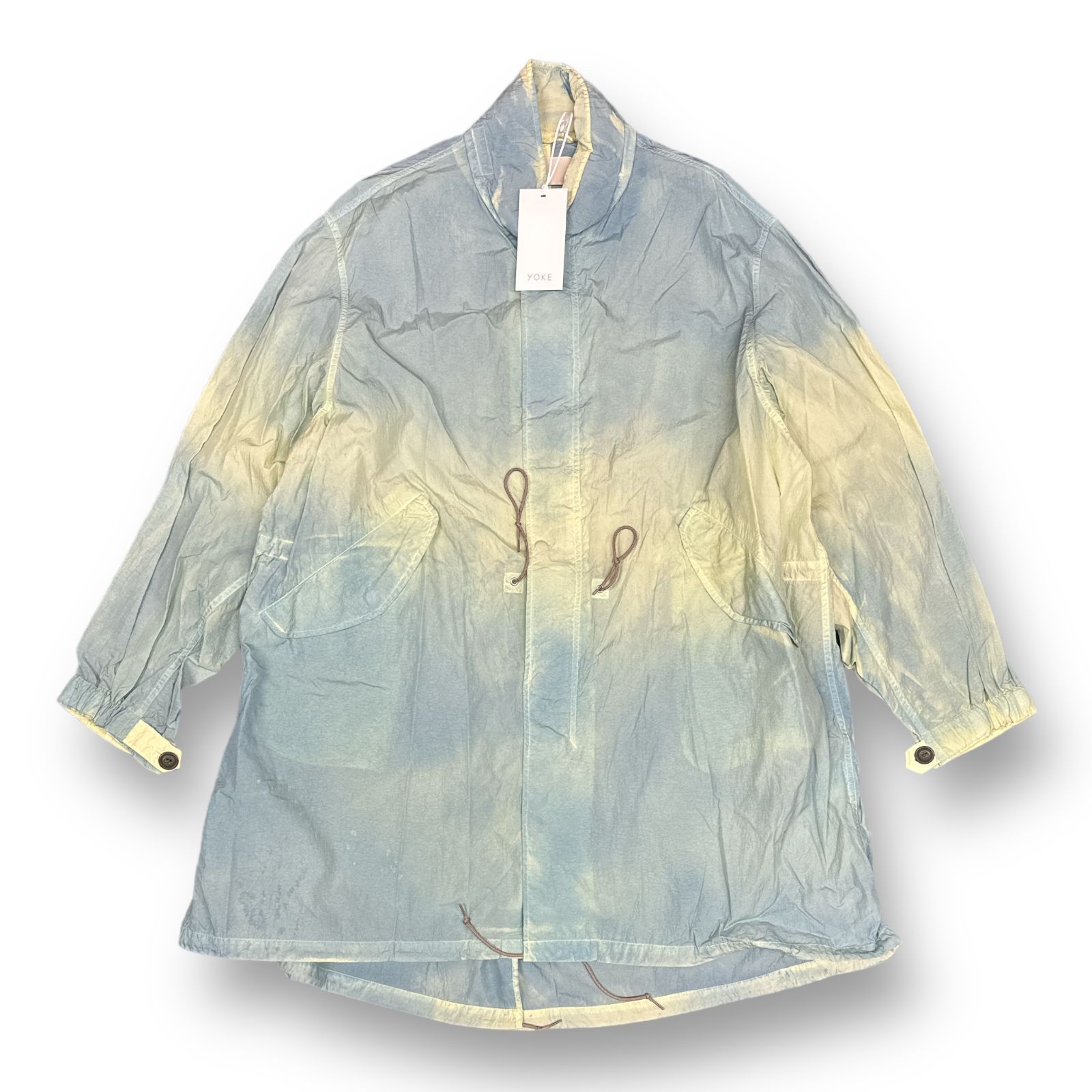 定価74800円 新品 YOKE 23SS SPRAY PRINTED NYLON SNOWPARKA スプレー 