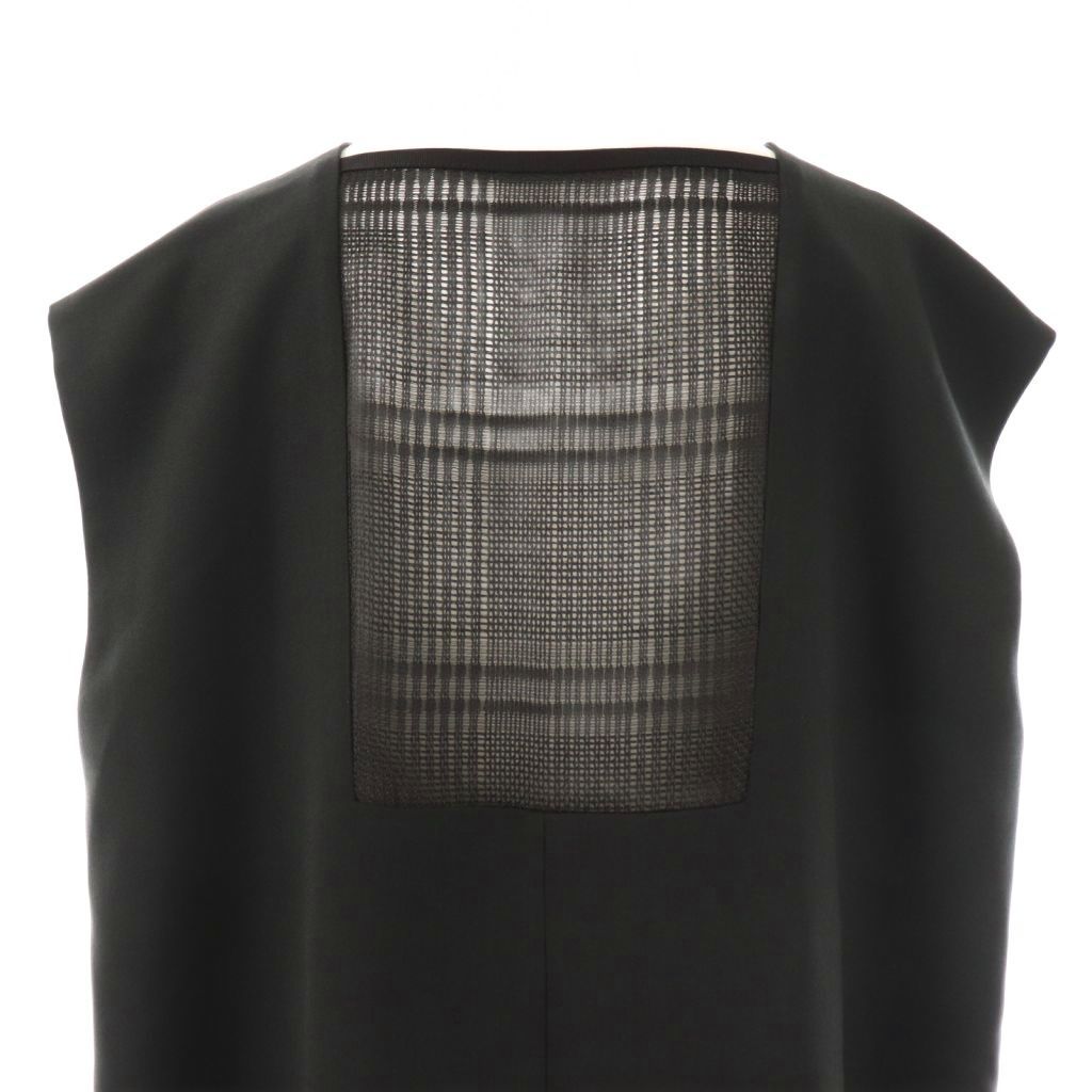 アドーア ADORE 25SS レノクロスチェックワンピース ノースリーブ V