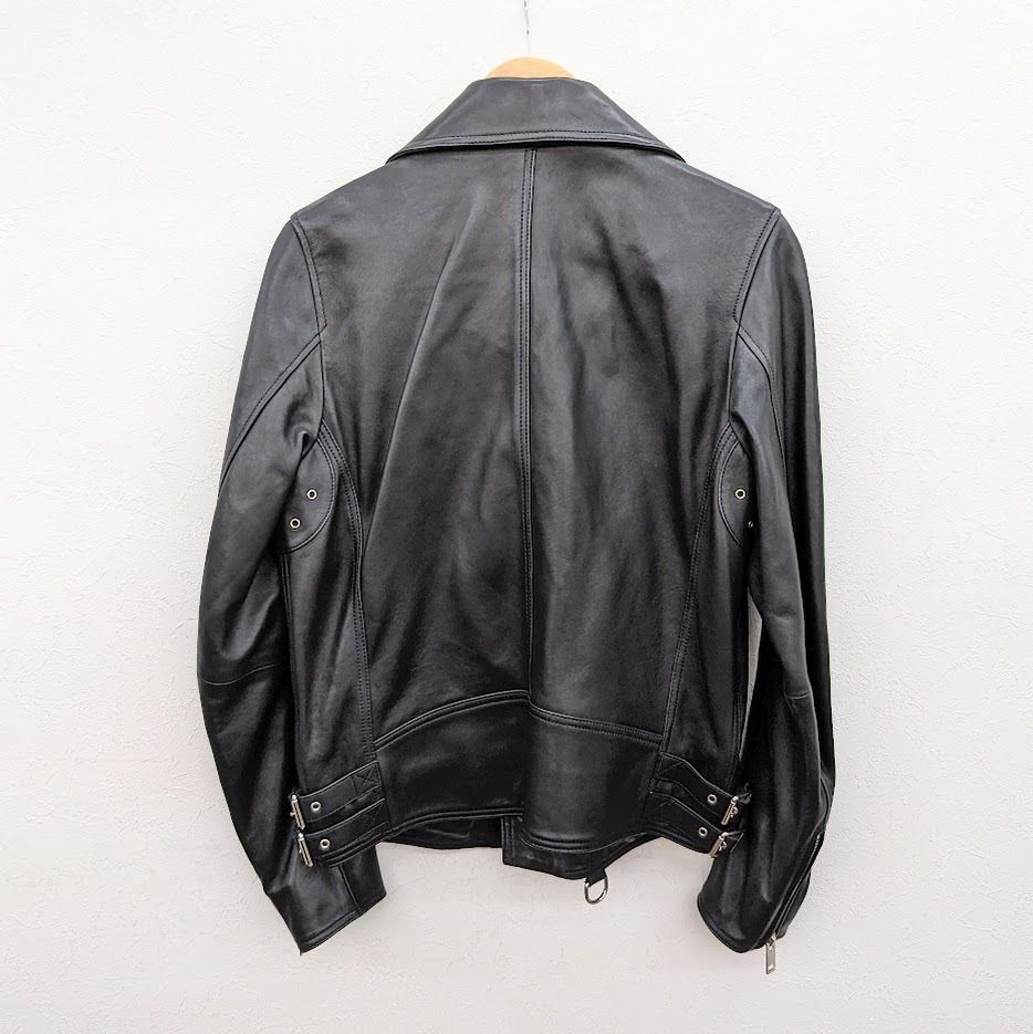 美品 DIESEL ディーゼル レザー ライダースジャケット L-GOTIV GIACCA