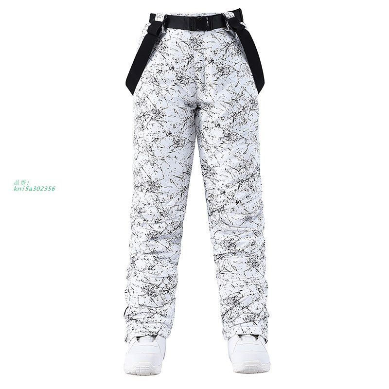 スキーウェア パンツ 厚手 メンズ レディース スノーボードウェア 雪遊び ストレッチパンツ スポーツウェア スノボ 単品 ロングパンツ スノーウェア 防寒 kni5a302356