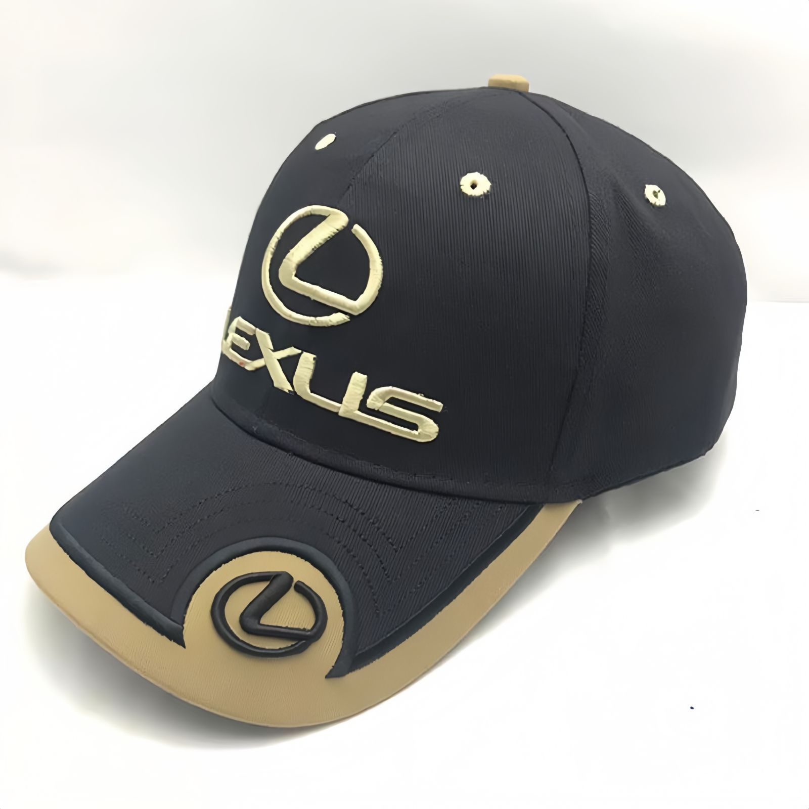 【新品・未使用】LEXUS レクサス 刺繍入りキャップ 高級感あふれるデザイン ブラック 男女兼用 - メルカリ