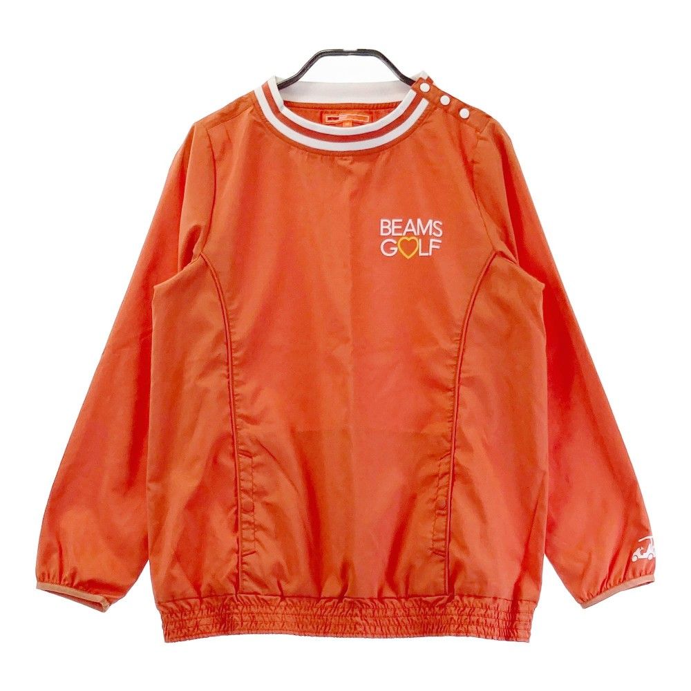 BEAMS GOLF ビームスゴルフ 裏メッシュ 長袖ブルゾン オレンジ系 M [240101357217] ゴルフウェア レディース サイズ：M BEAMS GOLF ビームスゴルフ 裏メッシュ 長袖ブルゾン