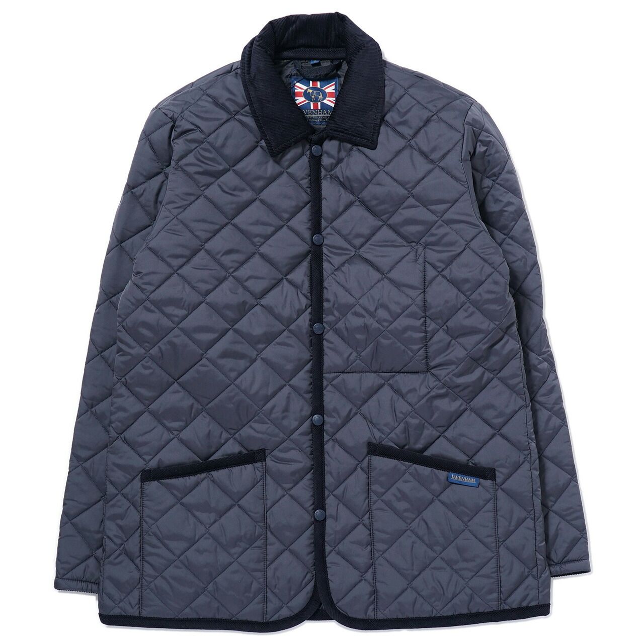 LAVENHAM ラベンハム SLJ9003 Denham Mens 20 デンハム キルティング ジャケット アウター 中綿 軽量 保温性 SUFFOLK NAVY G96 40