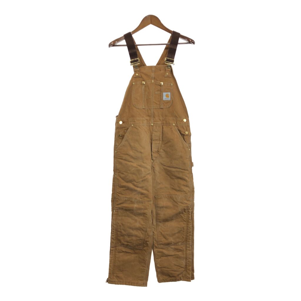90年代 USA製 Carhartt カーハート ダック ダブルニー ビブ