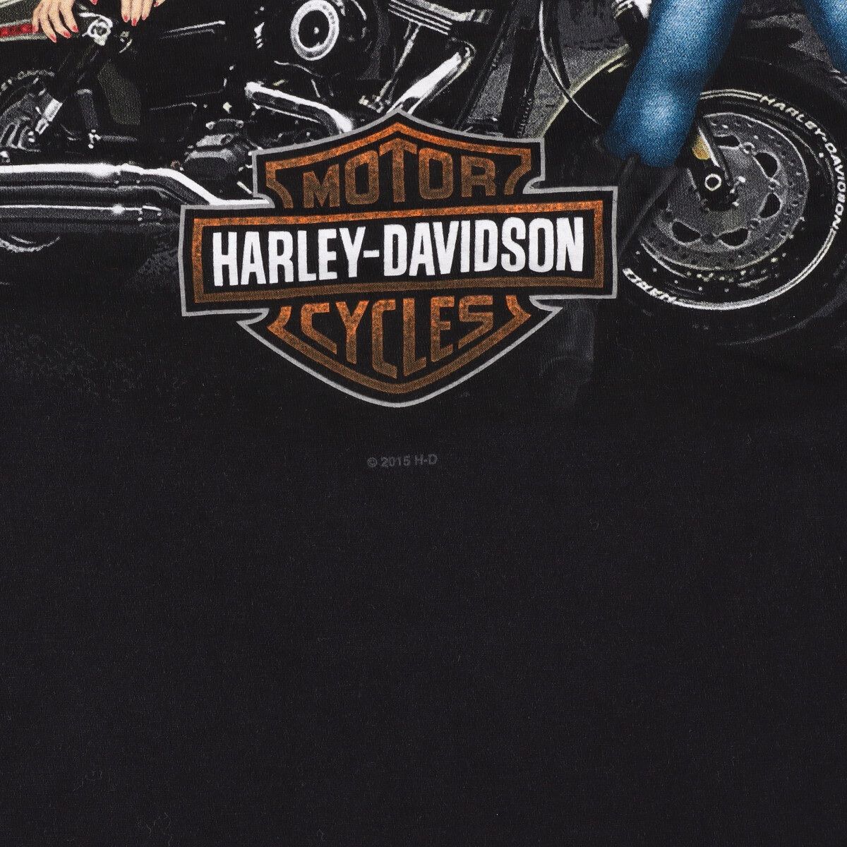 ハーレーダビッドソン Harley-Davidson ビッグサイズ モーターサイクル バイクTシャツ 4XL レディースXXXXL /eaa334916