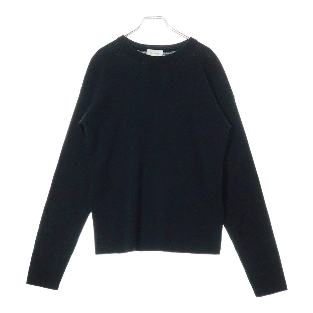 LEMAIRE クルーネック ニットセーター ブラック LEMAIRE 公式通販