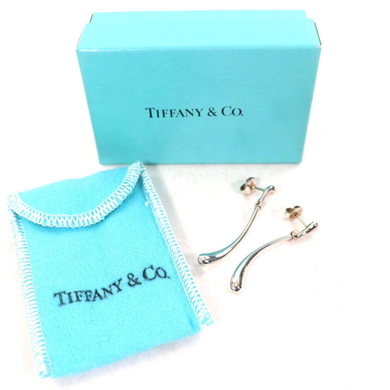 美品△TIFFANY&Co. ティファニー エルサペレッティ ティアドロップ 