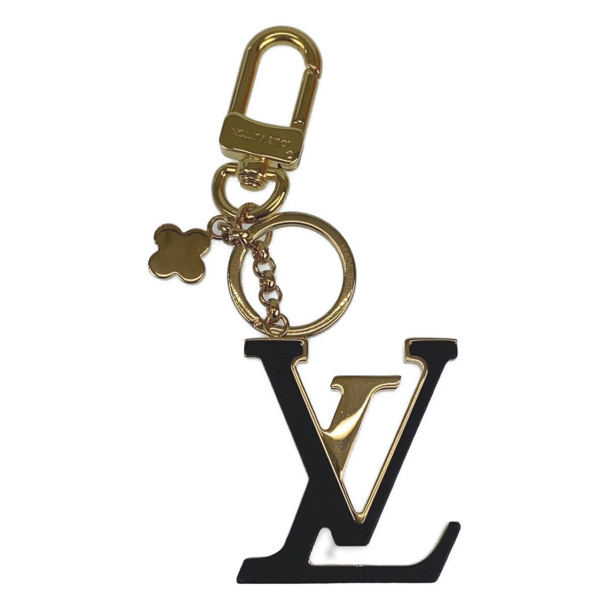 超美品 LOUIS VUITTON ルイヴィトン ポルトクレ LVカプシーヌ ゴールド