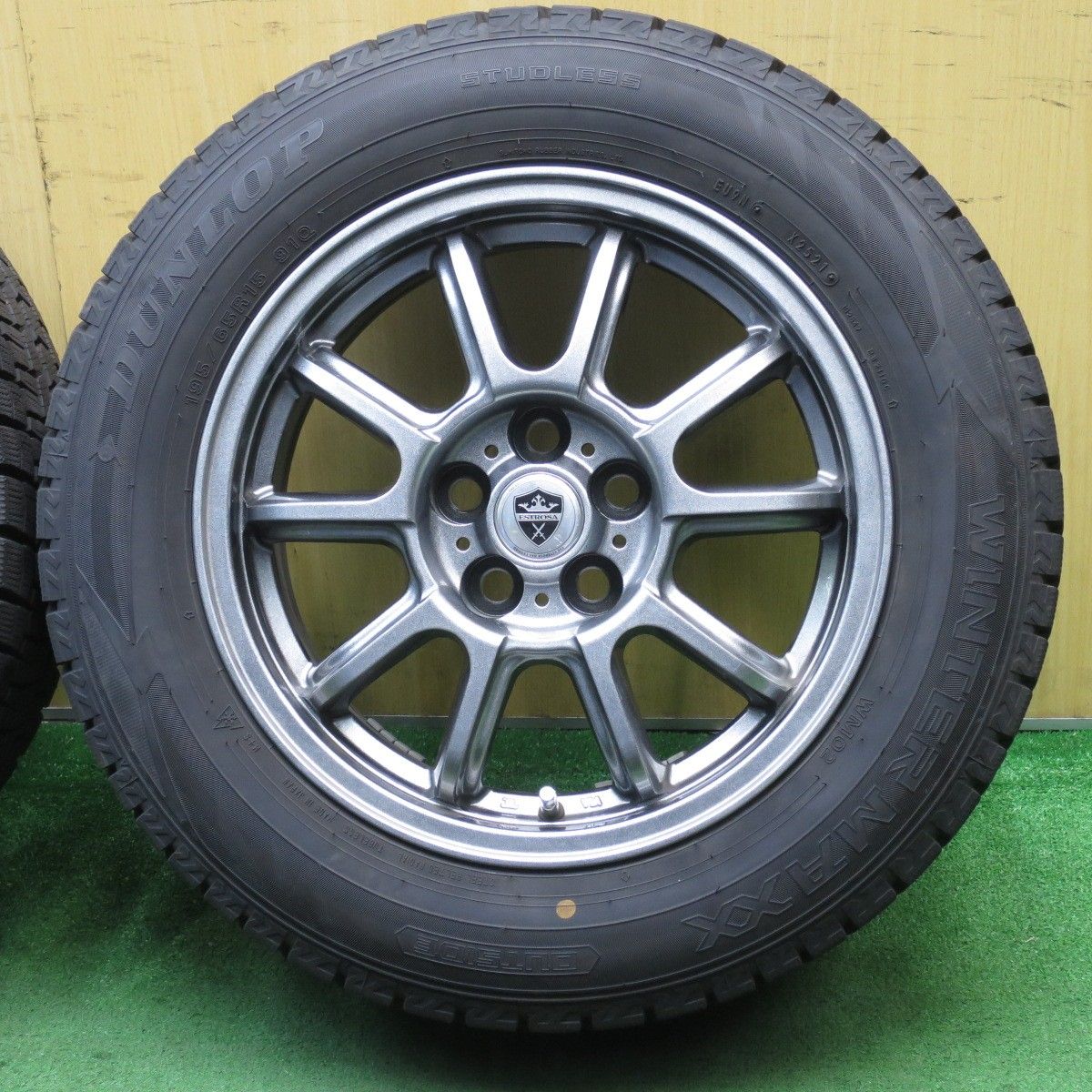 バリ溝！21年！キレイ！9.5分以上☆プリウス 等 195/65R15 