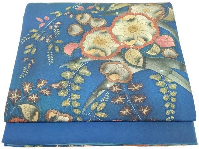 平和屋着物○六通柄袋帯 作家物 絞り 辻が花 正絹 逸品 DAAU6846ob