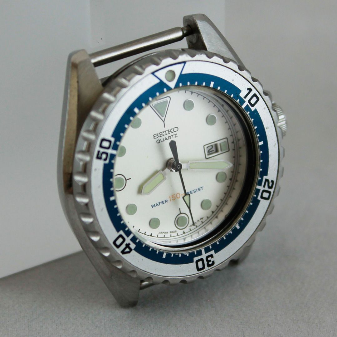 レア【美品】SEIKO プロフェッショナル　ミニダイバー 白 週末タイムセール☆》【 中古 / 希少品 】 SEIKO