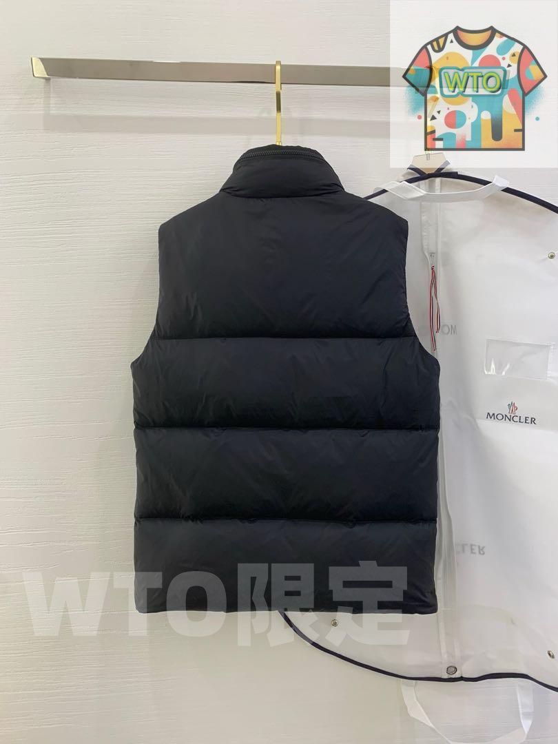 MONCLER ブラック ダウンベスト｜本日限定WTO｜新品未使用-XMA74