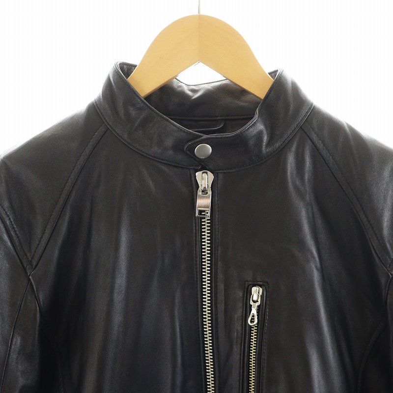 ジャックローズ　JACKROSE シングルレザーライダースジャケット　羊　ラム JACKROSE（ライダースジャケット）のフリマアイテム一覧