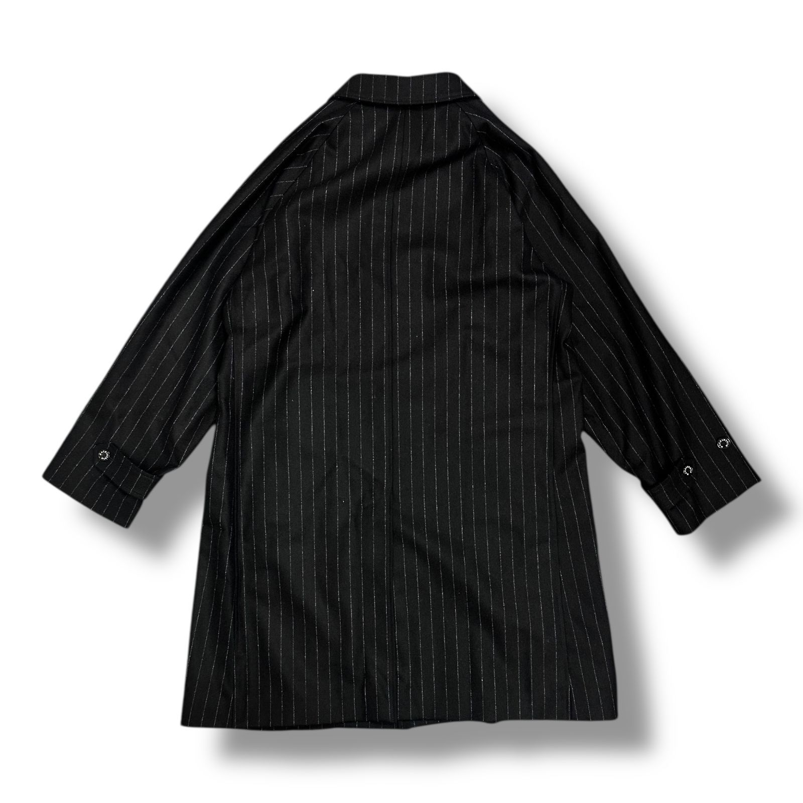 参考上代110660円 MACKINTOSH 24AW ウールストライプコート