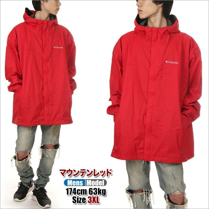 新品・未使用】【ビッグサイズ】【マウンテンレッド】コロンビア 