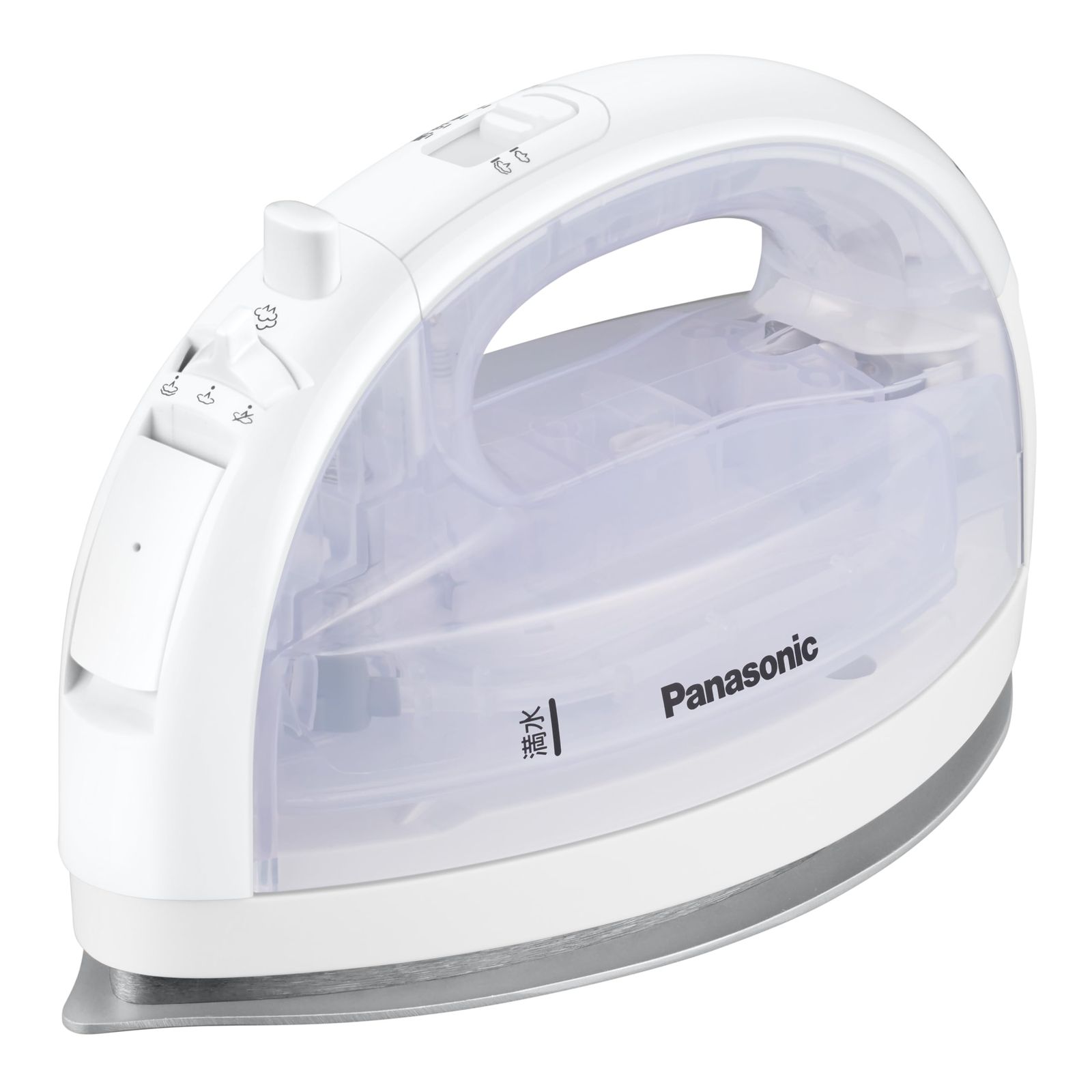 パナソニック Panasonic 2025 コードレス パナソニック コードレススチーム Wヘッドアイロン シルバーチタンコート 除菌 ホワイト カルル NI-WL408-W ホワイト