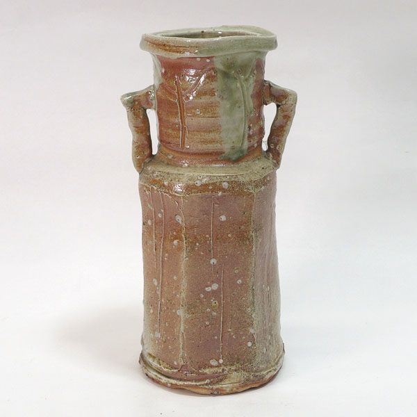 伊賀焼 花器 伊賀焼 信楽 耳付き 花瓶 伊賀焼 花器 花瓶 ギフト