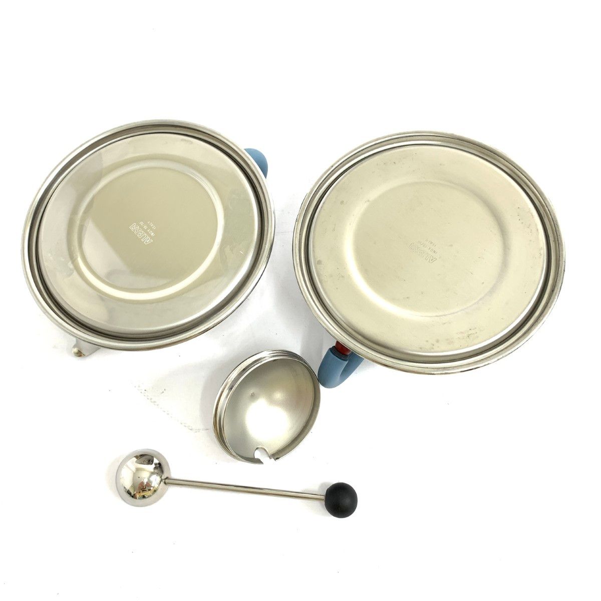 美品 ALESSI アレッシィ シュガーポット&クリーマー セット