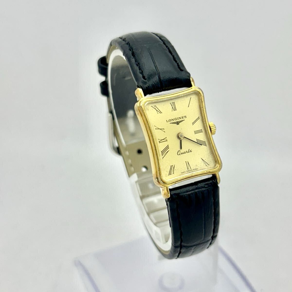 LONGINES ロンジン　クォーツ　黒文字盤　デイト　レディース LONGINES ロンジン クォーツ 黒文字盤 デイト 女性用腕時計 ロンジン