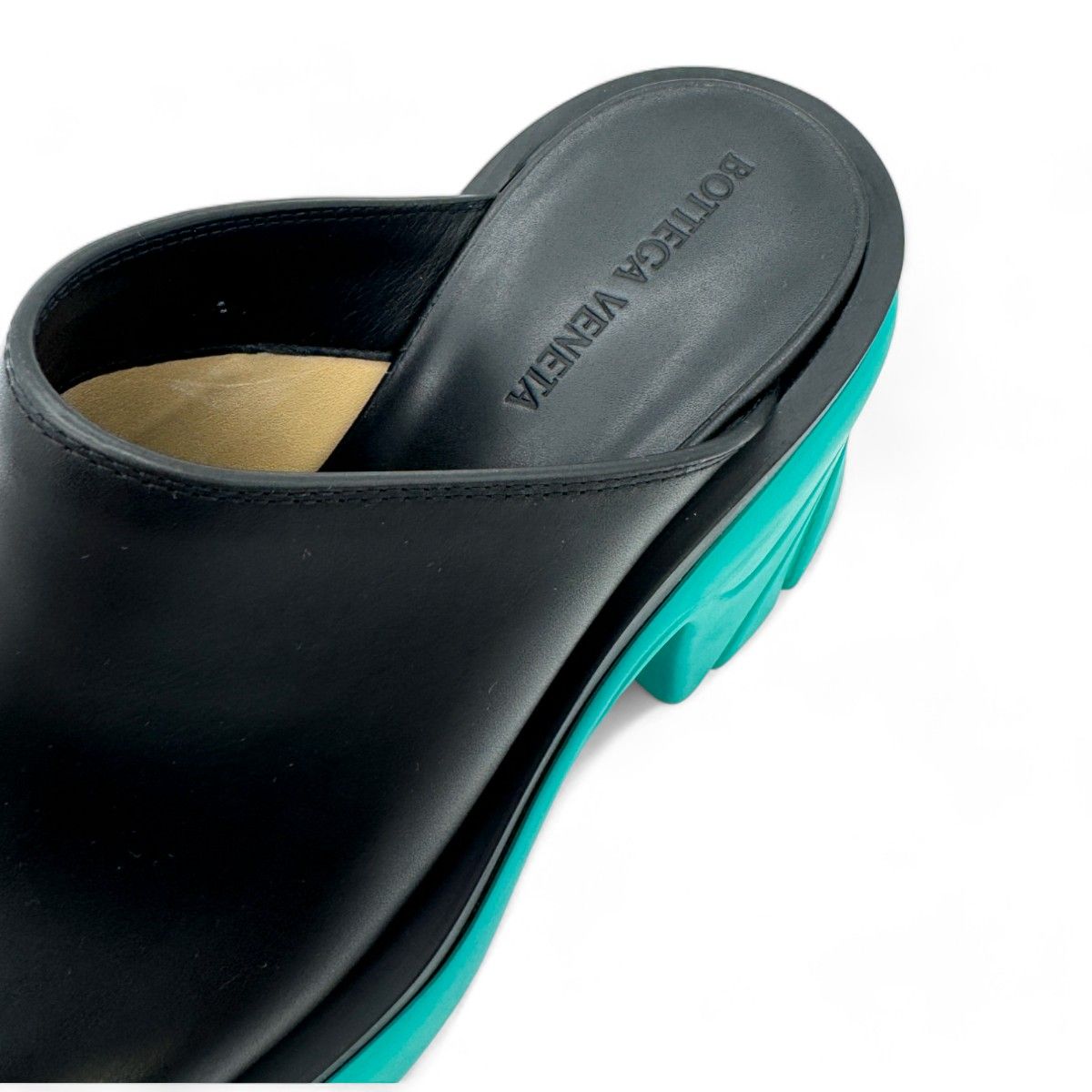 新品】 ボッテガヴェネタ FLASH 厚底 レザー クロッグ サボ サンダル  