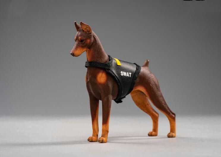 ドーベルマン 警察犬 動物模型 コレクション 置物 - メルカリ
