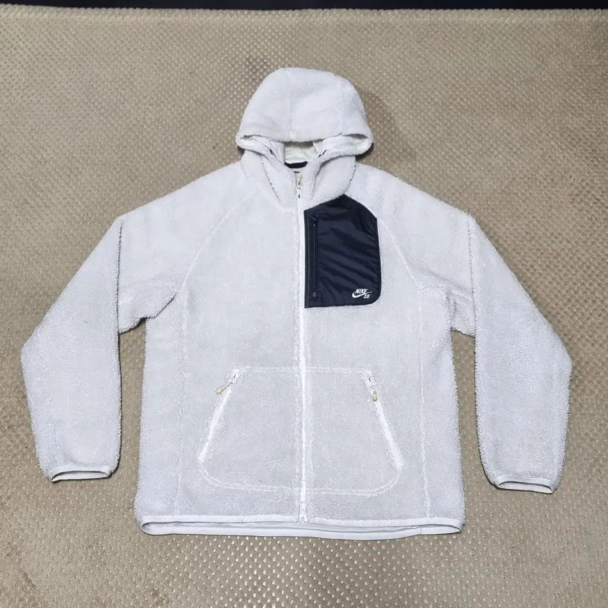 メンズ Nike フリースジャケット フード付き
