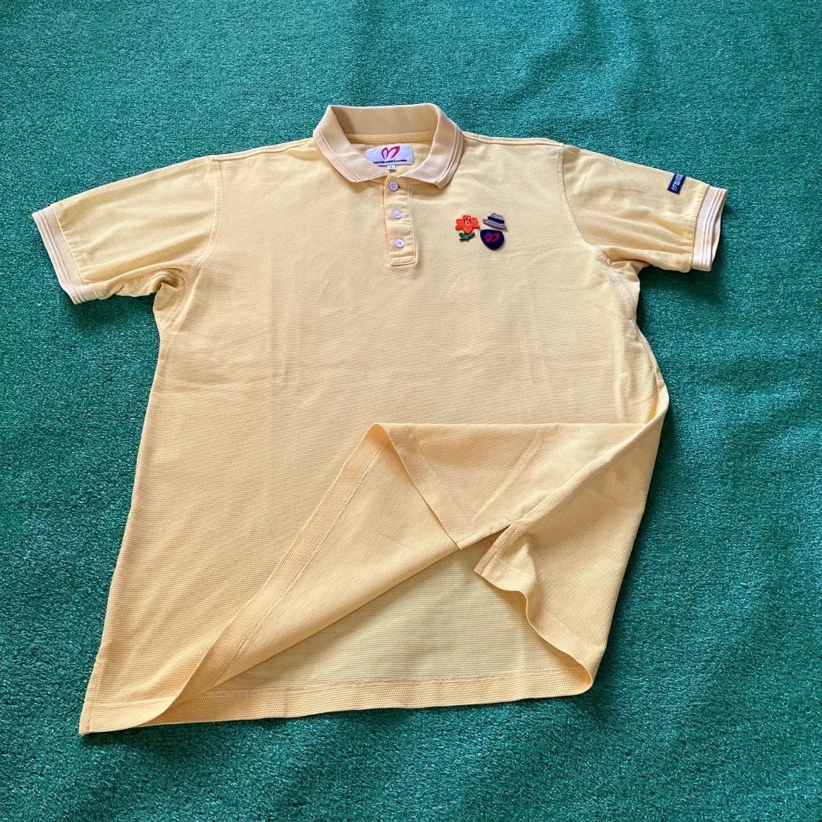 MBE マスターバニー ゴルフ ポロシャツ 日本製 レモンイエロー サイズ0