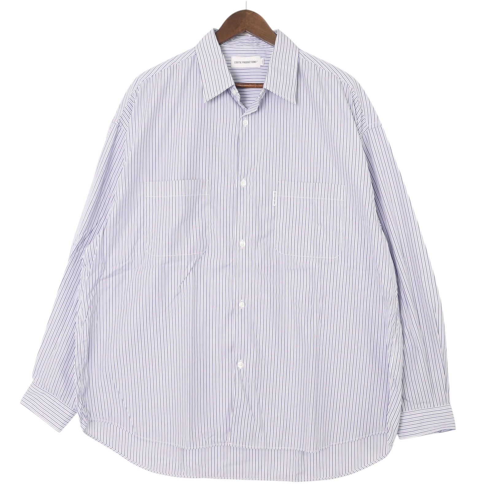 COOTIE|クーティー CTE-24A405 Stripe Broad L|S Shirt ストライプ 長袖シャツ RM682-008 237