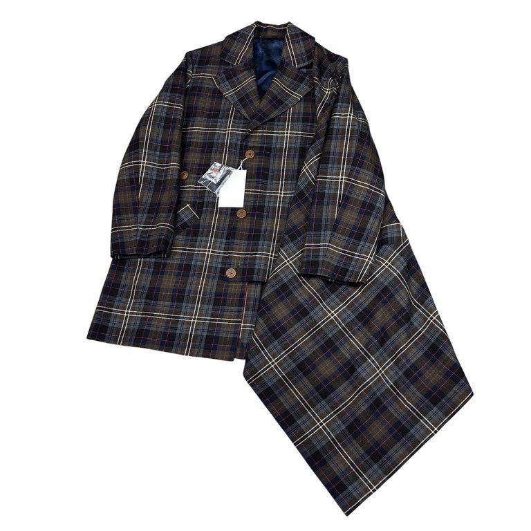 Vivienne Westwood MAN 24AW ウールタータンチェック変形