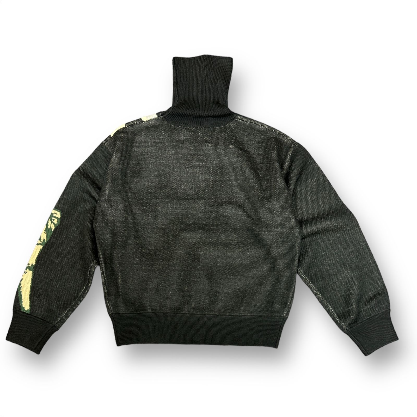 kotohayokozawa Graphic knit turtle-neck