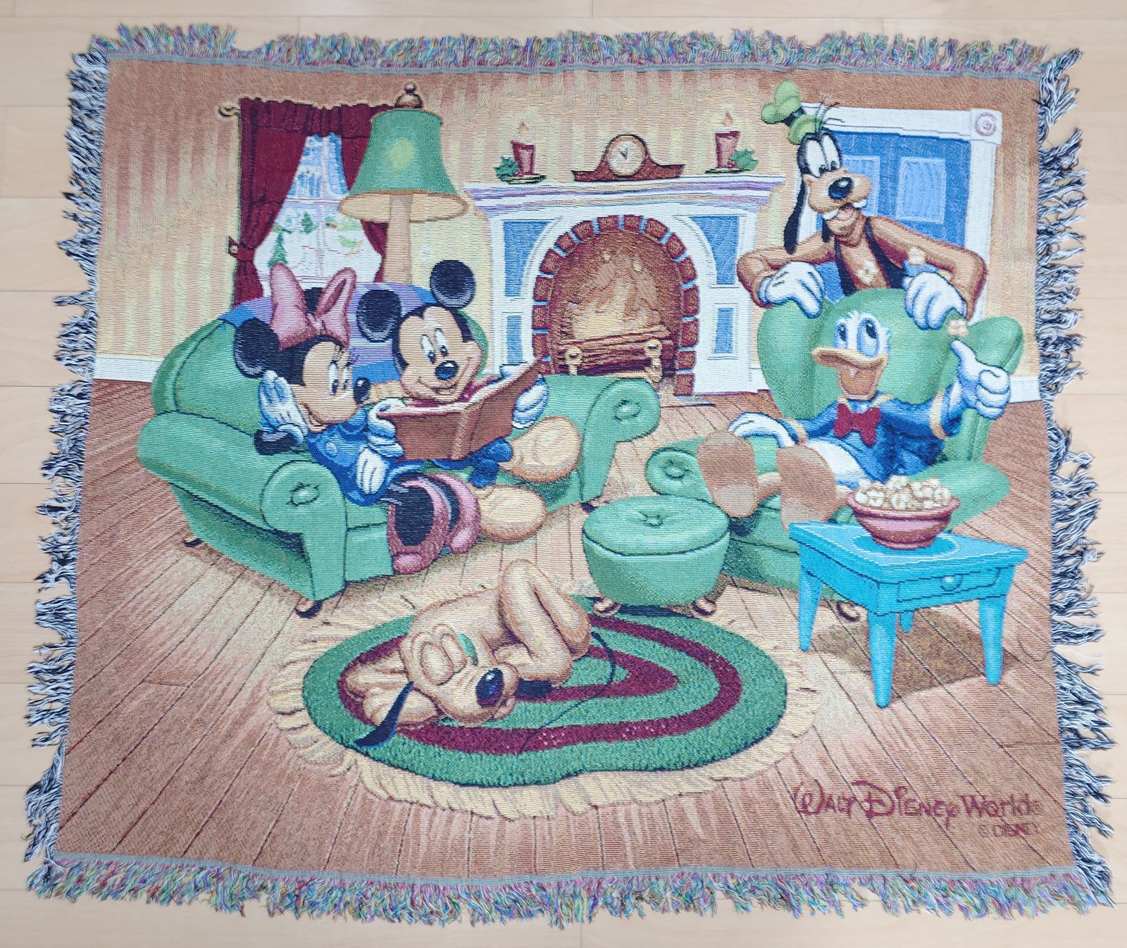 Walt Disney World ウォルト ディズニー ワールド WDW タペストリー マルチブランケット Mickey's Holiday ミッキーズホリデー FEDERAL フェデラル