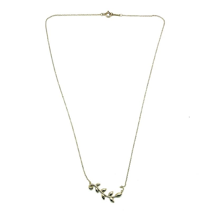 TIFFANY-Co. ティファニー ネックレス オリーブリーフ ヴァイン ペンダント パロマ ピカソ シルバー 925 アクセサリー