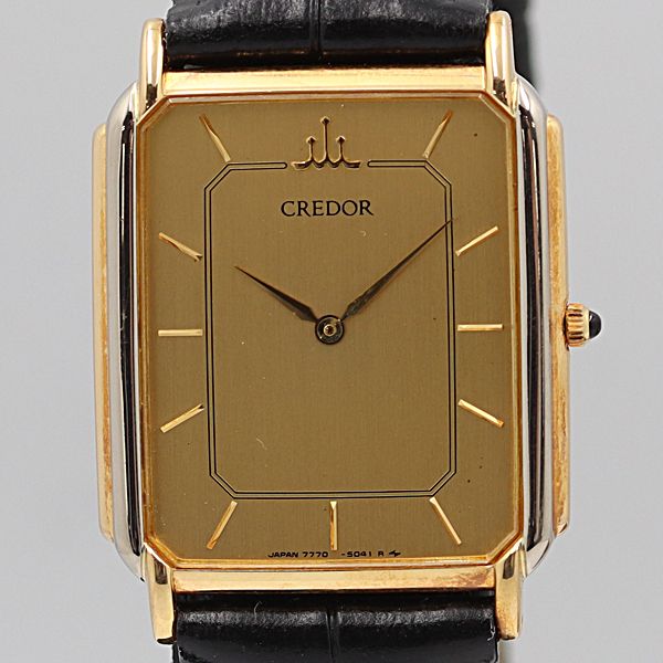 credor クレドール　14kメンズ腕時計 デッドストック級 稼働 良品 セイコー クレドール 7770-5041 18K