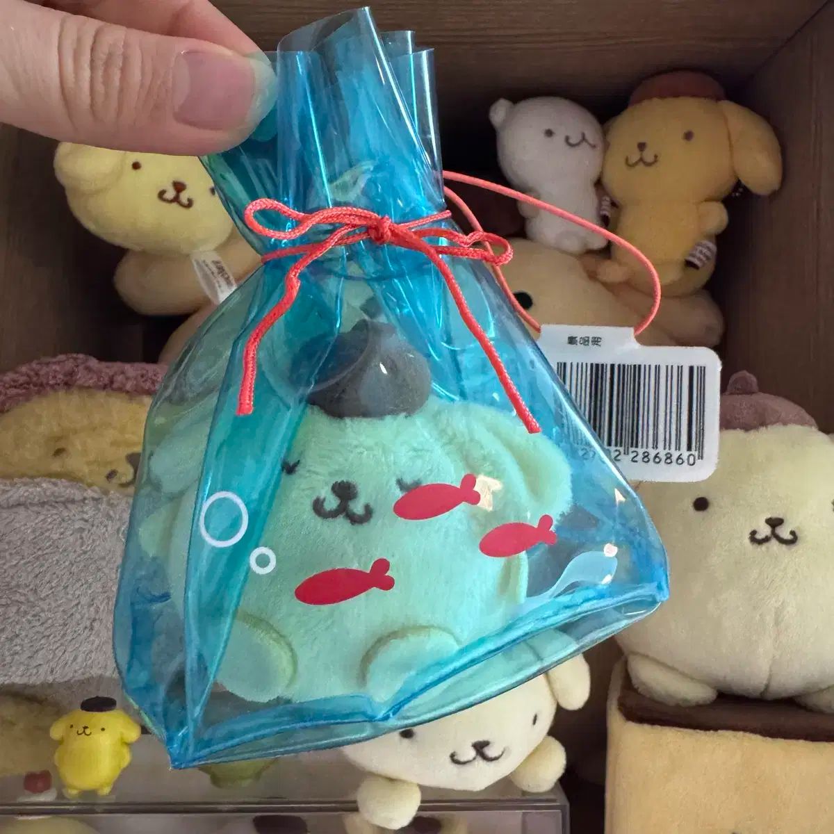 ポムポムプリン 人形 夏 屋台 マスコット 金魚 - メルカリ