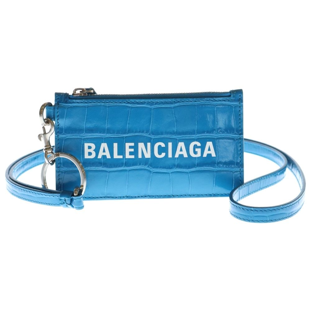 BALENCIAGA (バレンシアガ) ブランドロゴ クロコ型押し