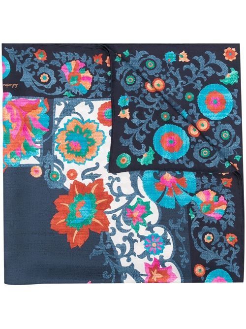 フェラガモ プリントシルクファウラード 送料無料 - メルカリ