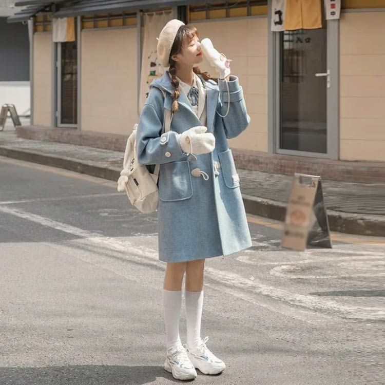 ダッフルコート レディース ロング丈 中綿コート 学生 女子