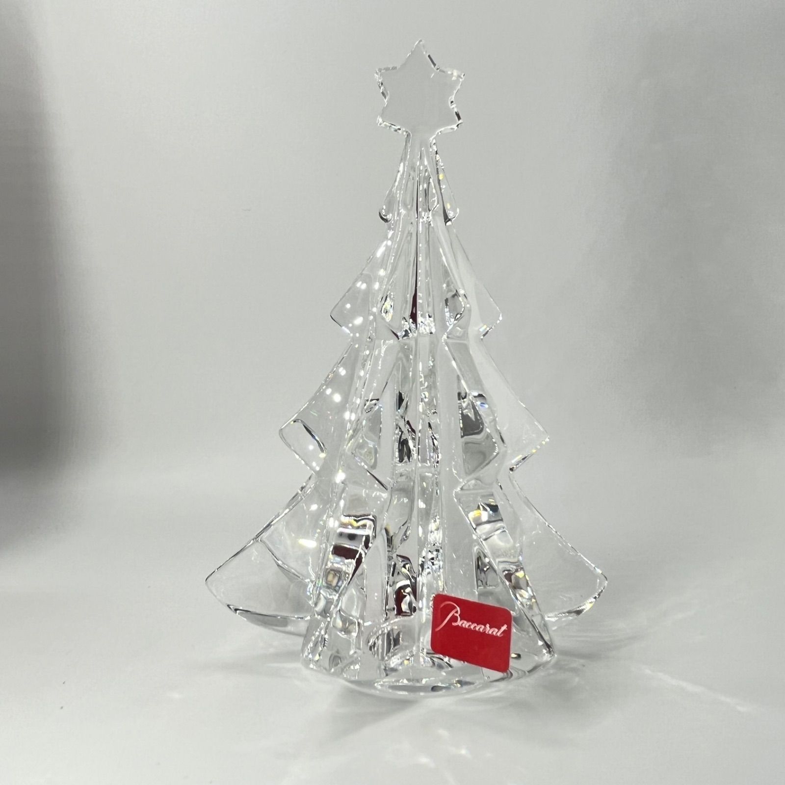 未使用】Baccarat バカラ ツリー オブジェ ウィズスター クリスマス 