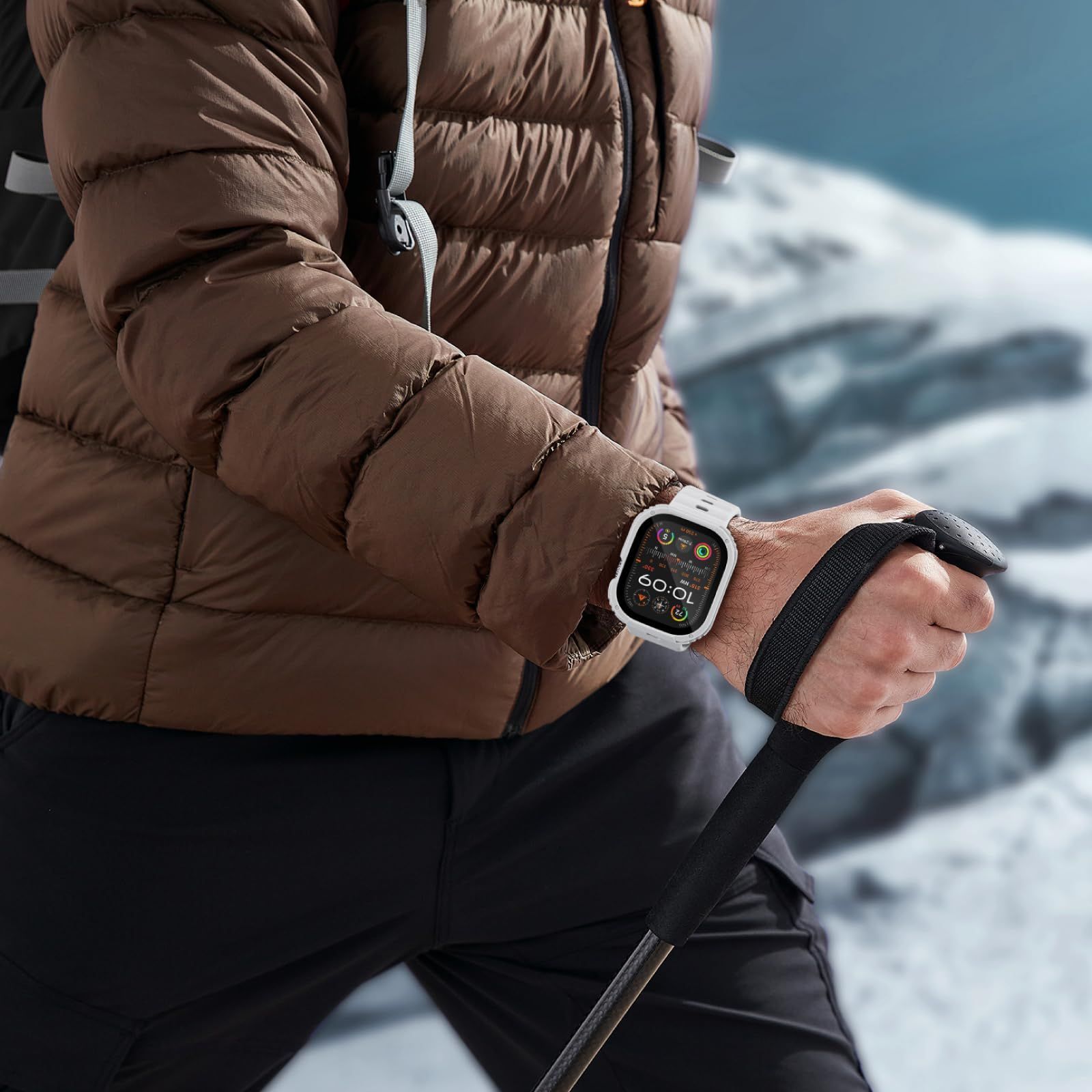 メタルケース対応Apple Watch 44mm 45mm 46mm 49mm、金属保護