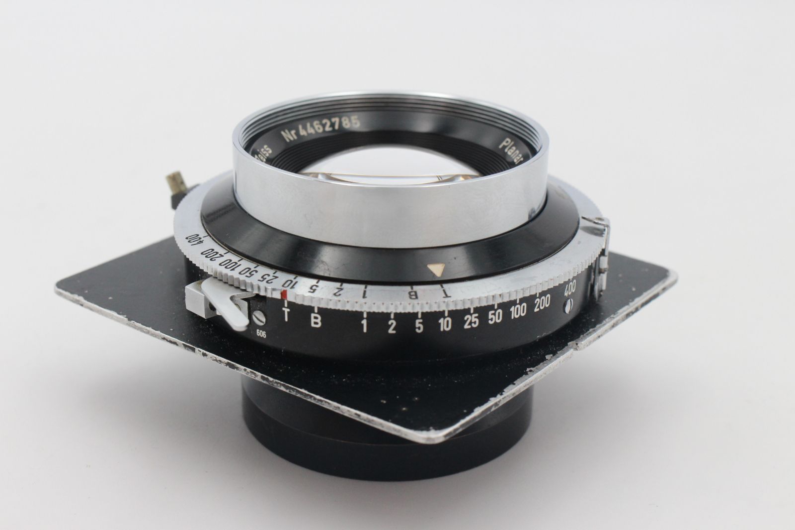 光学美品☆Carl Zeiss Planar 1:2.8 f=80mm Graflex 中判用レンズ