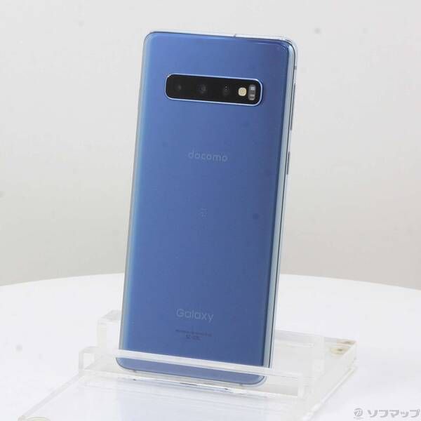 中古品〕 GALAXY S10 128GB プリズムブルー SC-03L docomo【368