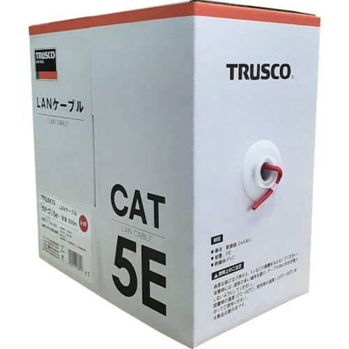 カテゴリ5e LANケｰブル 100m オレンジ TRUSCO トラスコ TUTP-CAT5E-100OR
