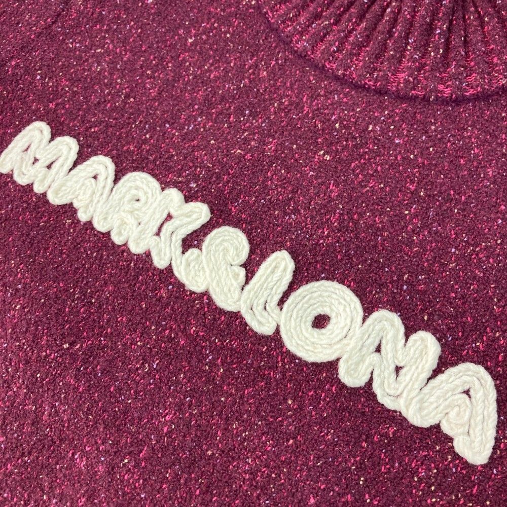 MARK & LONA スカル柄 ニット 38 レディース ゴルフ 美品 MARK&LONA