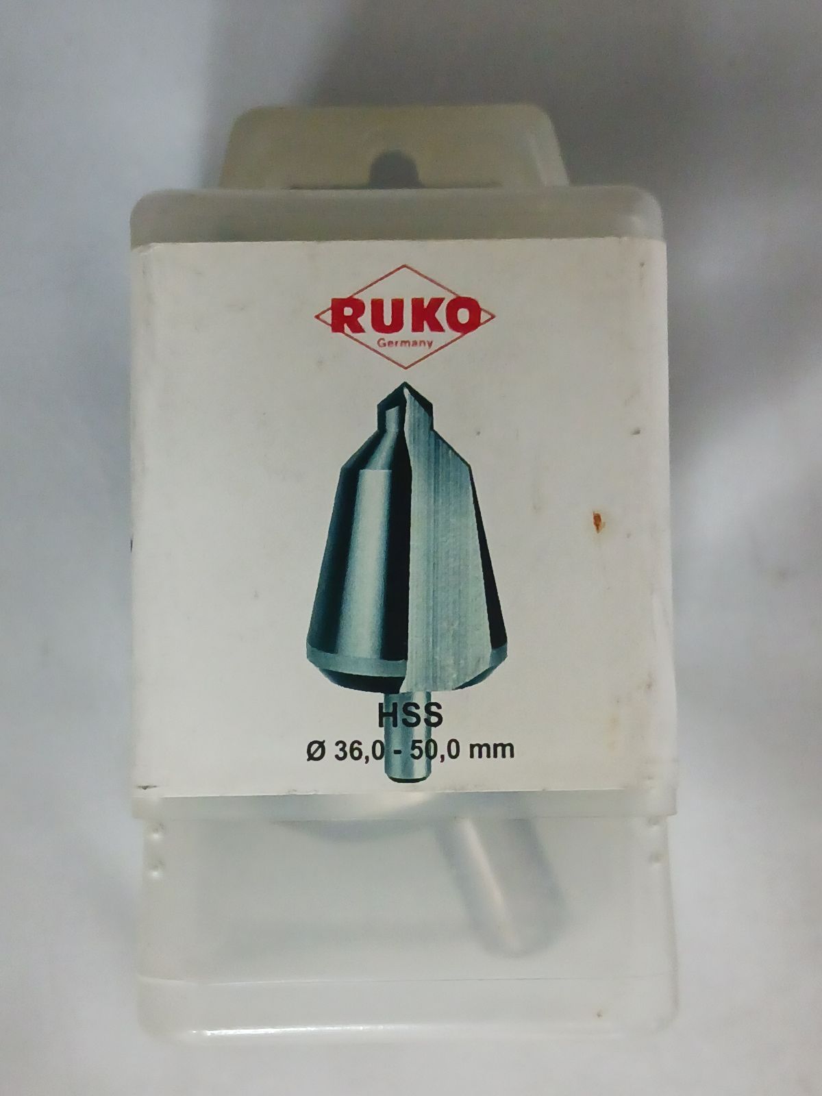 RUKO ステップドリルビット 板金の剥離ドリル穴あけ範囲 36.0~50.0mm HSS 全長97mm 切断縁数 2