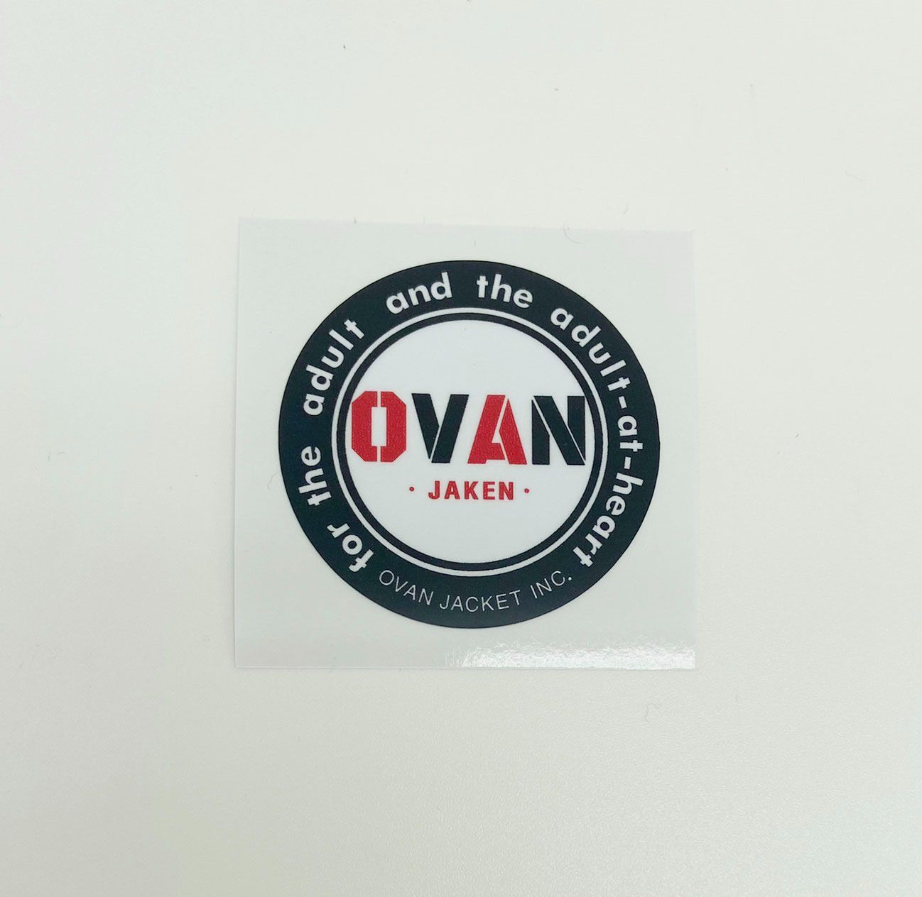 ステッカー OVAN OJIN カーステッカー パロディ シール 4枚セット 