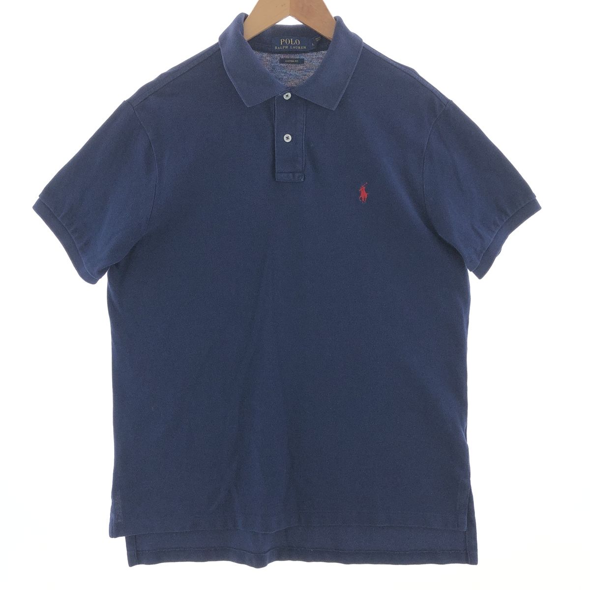 古着 ラルフローレン Ralph Lauren POLO RALPH LAUREN CUSTOM FIT 半袖 ポロシャツ メンズL/eaa381353