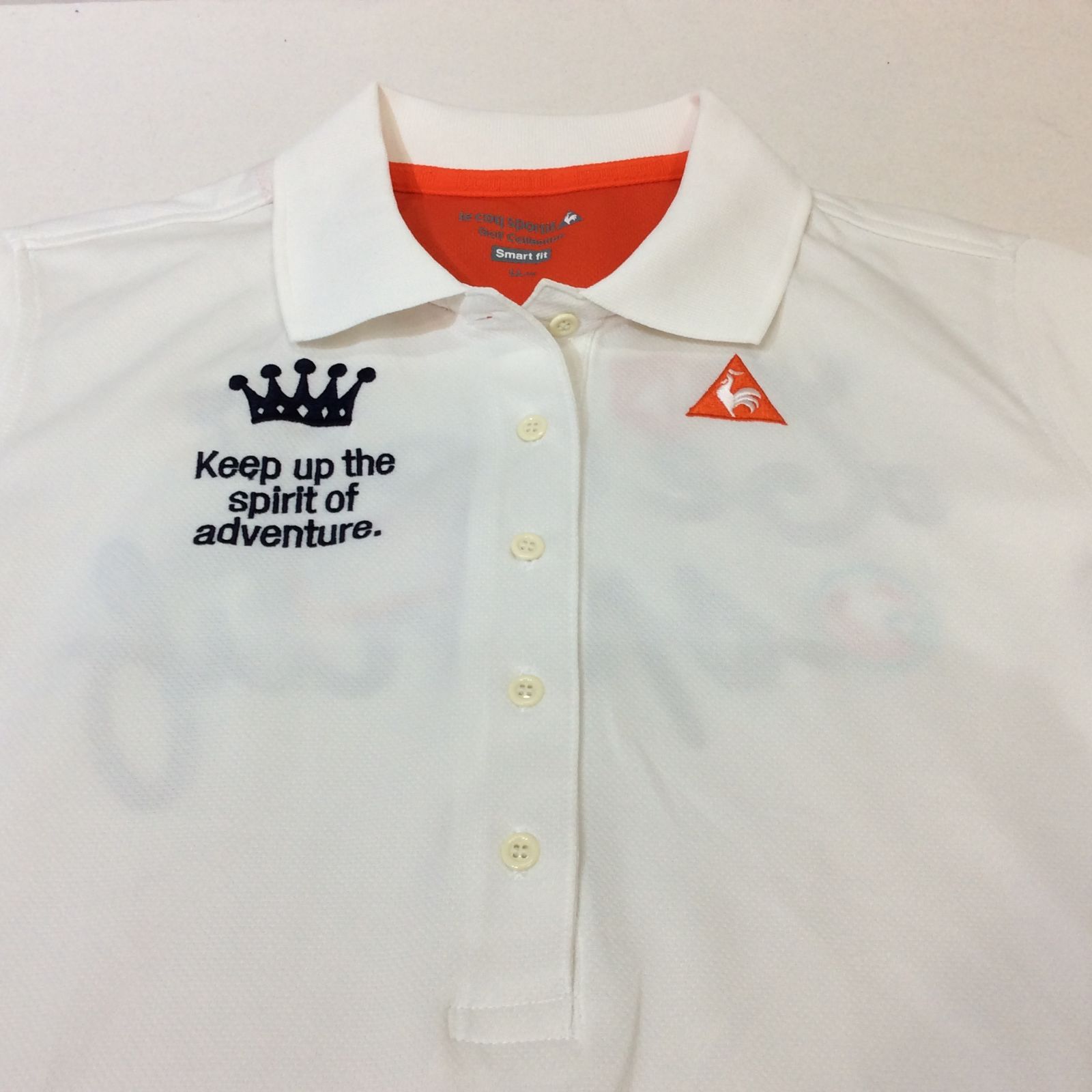 le coq sportif - coco 未使用品 ルコックスポルティフ le coq sportif レディース 半袖ポロシャツ M 薄ピンク 5分袖 le coq sportif EXcDRY バイカラー半袖ポロシャツ 23SS QGWVJA10