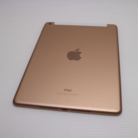 美品 SIMフリー iPad 第6世代 32GB ゴールド タブレット 白ロム