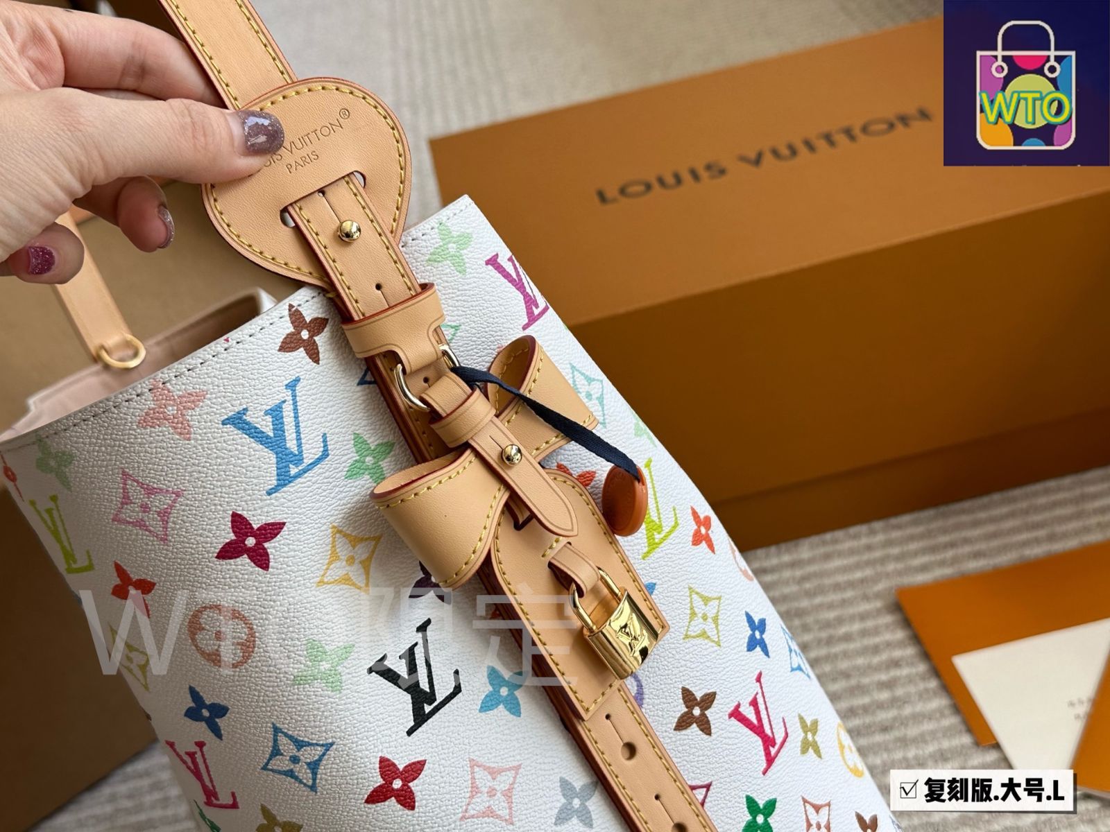 今日特価】Louis Vuitton Max Bucket Bag/Fukubukuro ～30×26cm